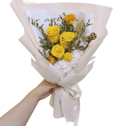 Buchet cu flori criogenate - Eternal Sunshine