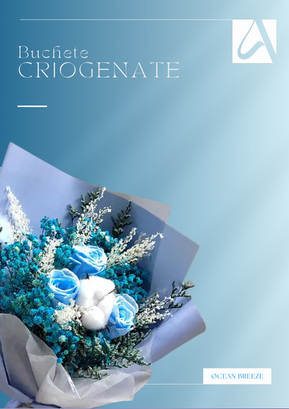 Buchet cu flori criogenate - Ocean Breeze